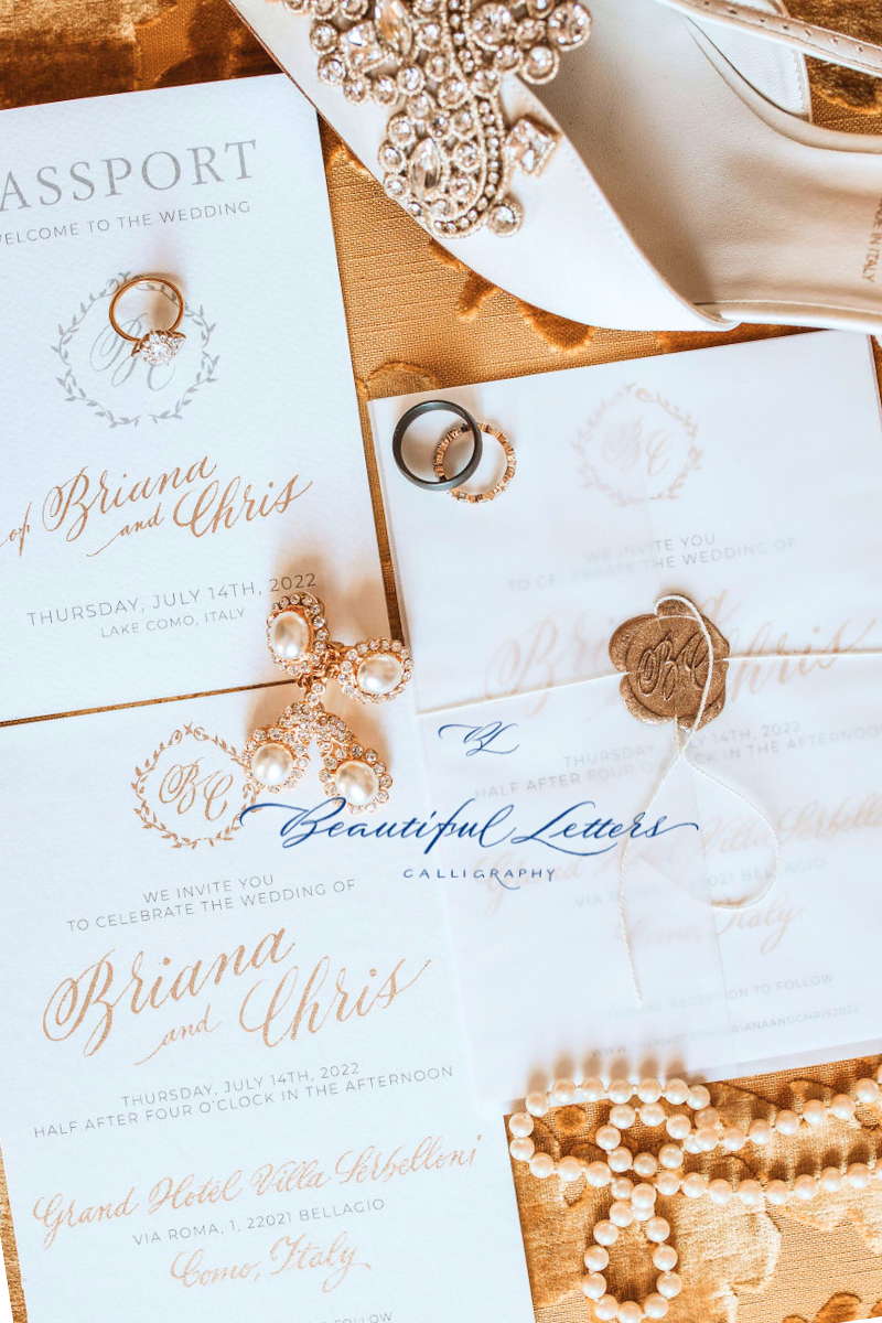 Beautiful Letters Invitations Design Calligraphy