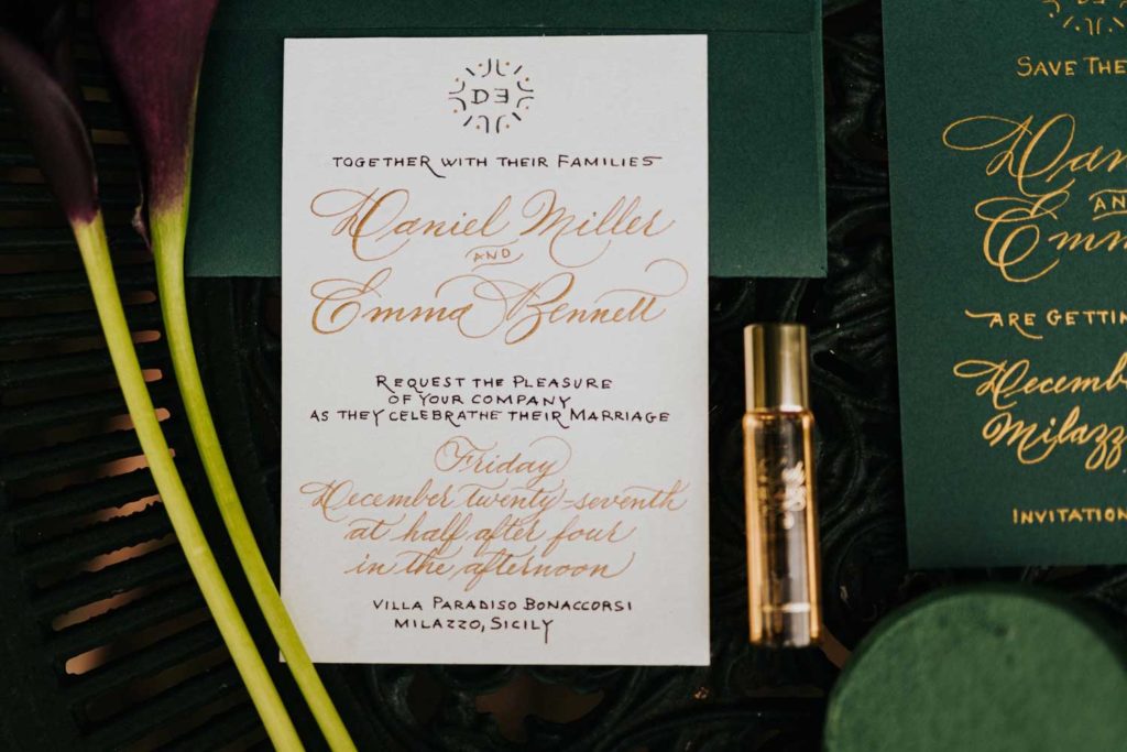 Sicilian Wedding Invitation 1