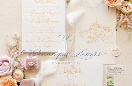 Invitation Beautiful Letters