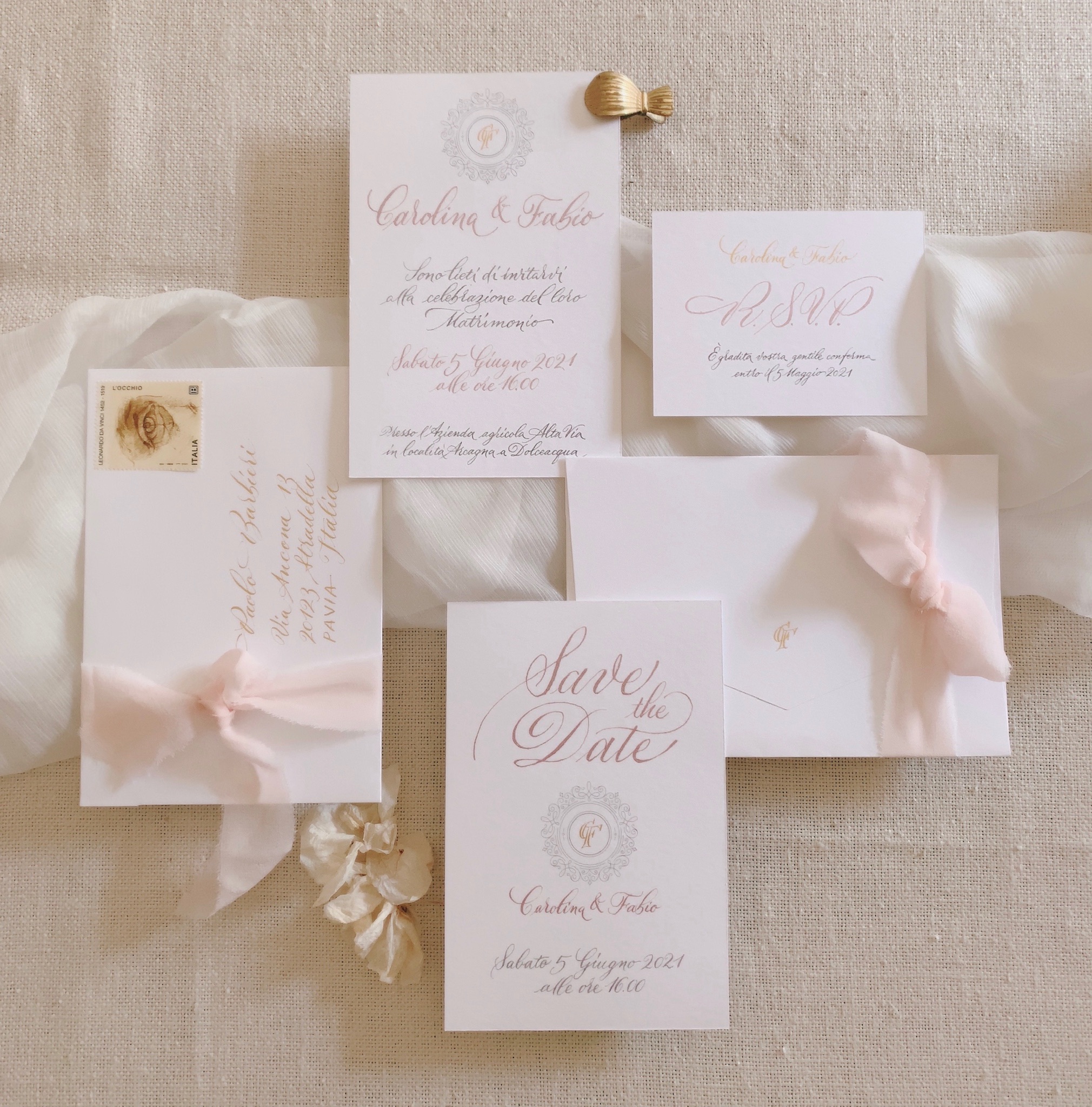 Invitation Calligraphy Cotton Paper
