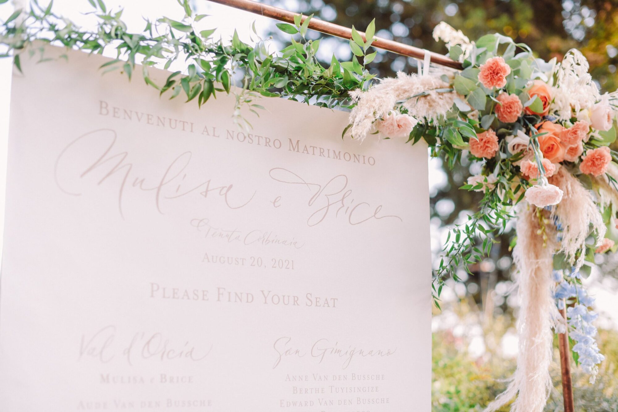 tableau de mariage