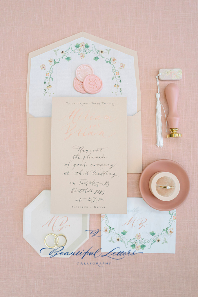 inviti matrimonio calligrafati